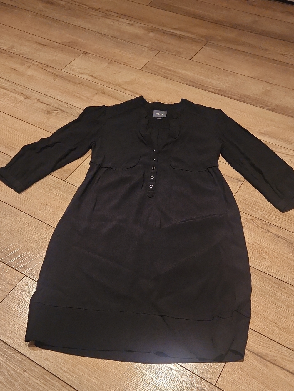 Maeve Black Midi Dress